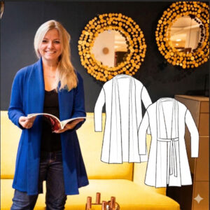 Schnittmuster Cardigan "Dublin" Damen als E-Book oder Papierschnitt