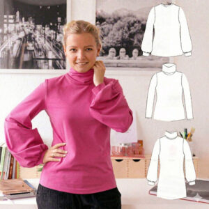 Schnittmuster Pullover "Rom" Damen als E-Book oder Papierschnitt