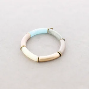 Perlenarmband Hellpastel