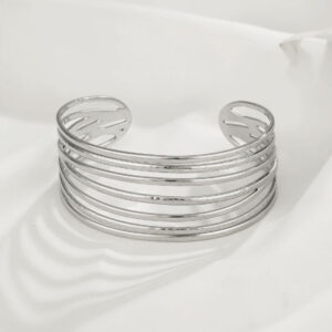 Manschettenarmreif silber