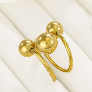 Kugelring in Gold