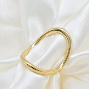 Statement Ring mit Oval Gold