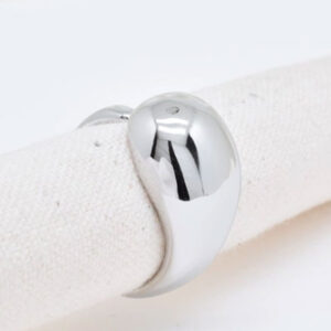 Tropfenring Silber