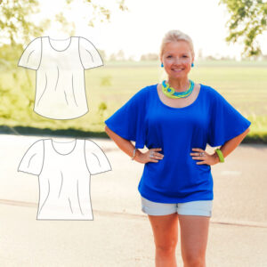 Schnittmuster Shirt "Cannes" Damen als E-Book oder Papierschnitt