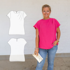 Schnittmuster Blusenshirt "Trier" Damen als E-Book oder Papierschnitt