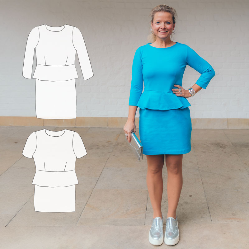 Schnittmuster-Kleid-Davos-Titelbild Schnittmuster-Kleid-Davos-Titelbild