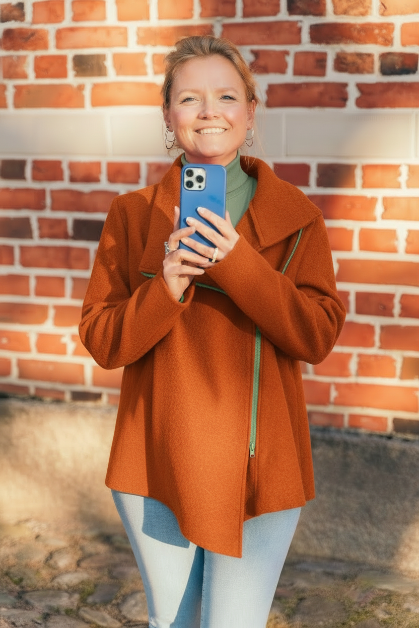 Schnittmuster-Jacke-Luzern-orange Schnittmuster-Jacke-Luzern-orange