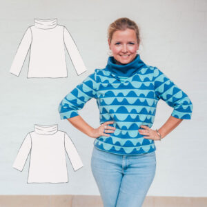 Schnittmuster Pullover "Bretagne"  Damen als E-Book oder Papierschnitt