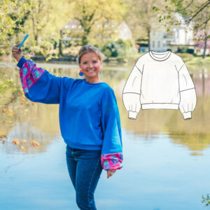 Schnittmuster Pullover "Marbella"  Damen als E-Book oder Papierschnitt