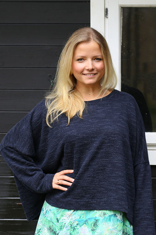 Schnittmuster Oversize Pullover “Bergedorf” Damen als E-Book oder Papierschnitt