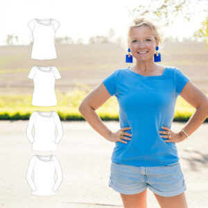 Schnittmuster Shirt "Valencia" Damen als E-Book oder Papierschnitt